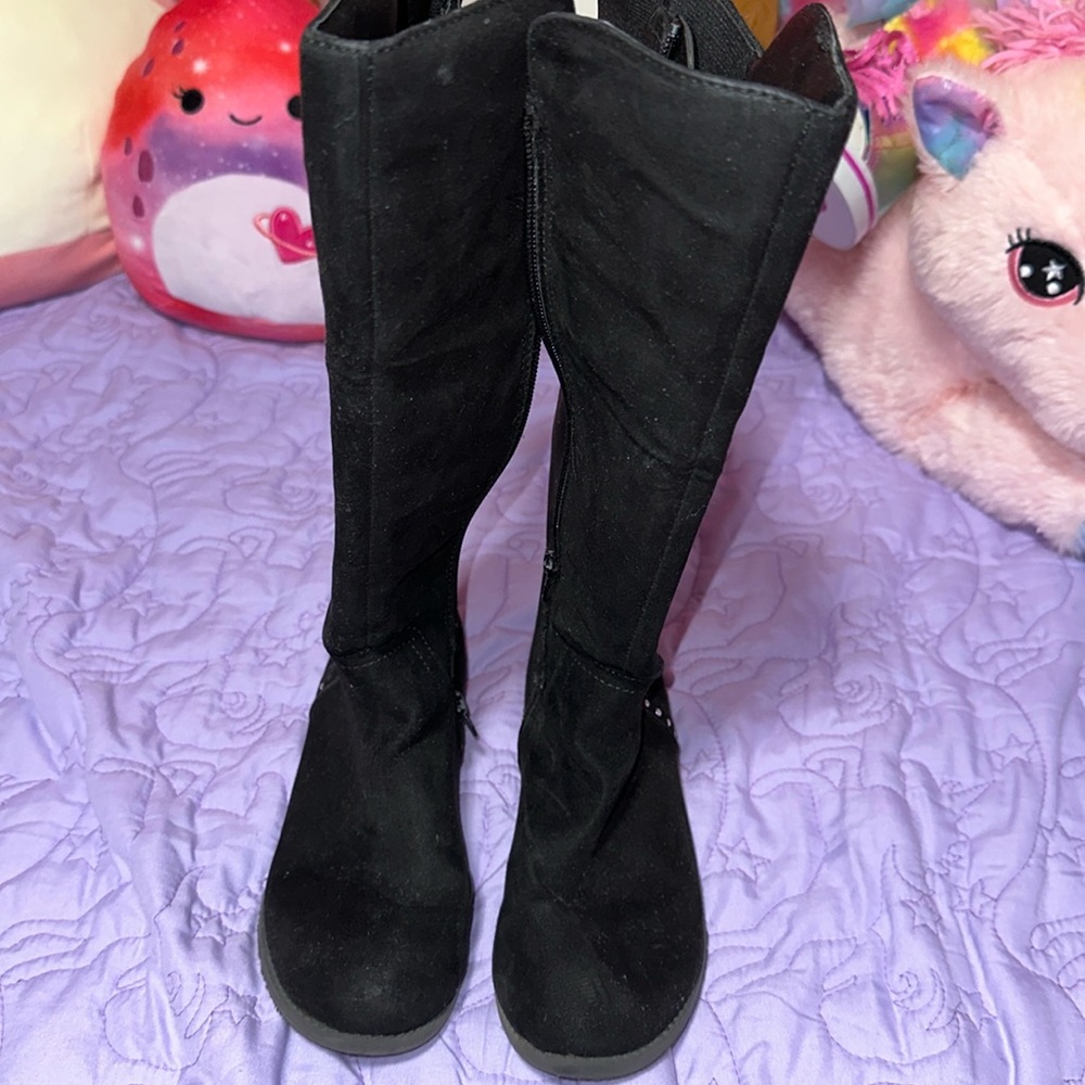 justice suede boots
